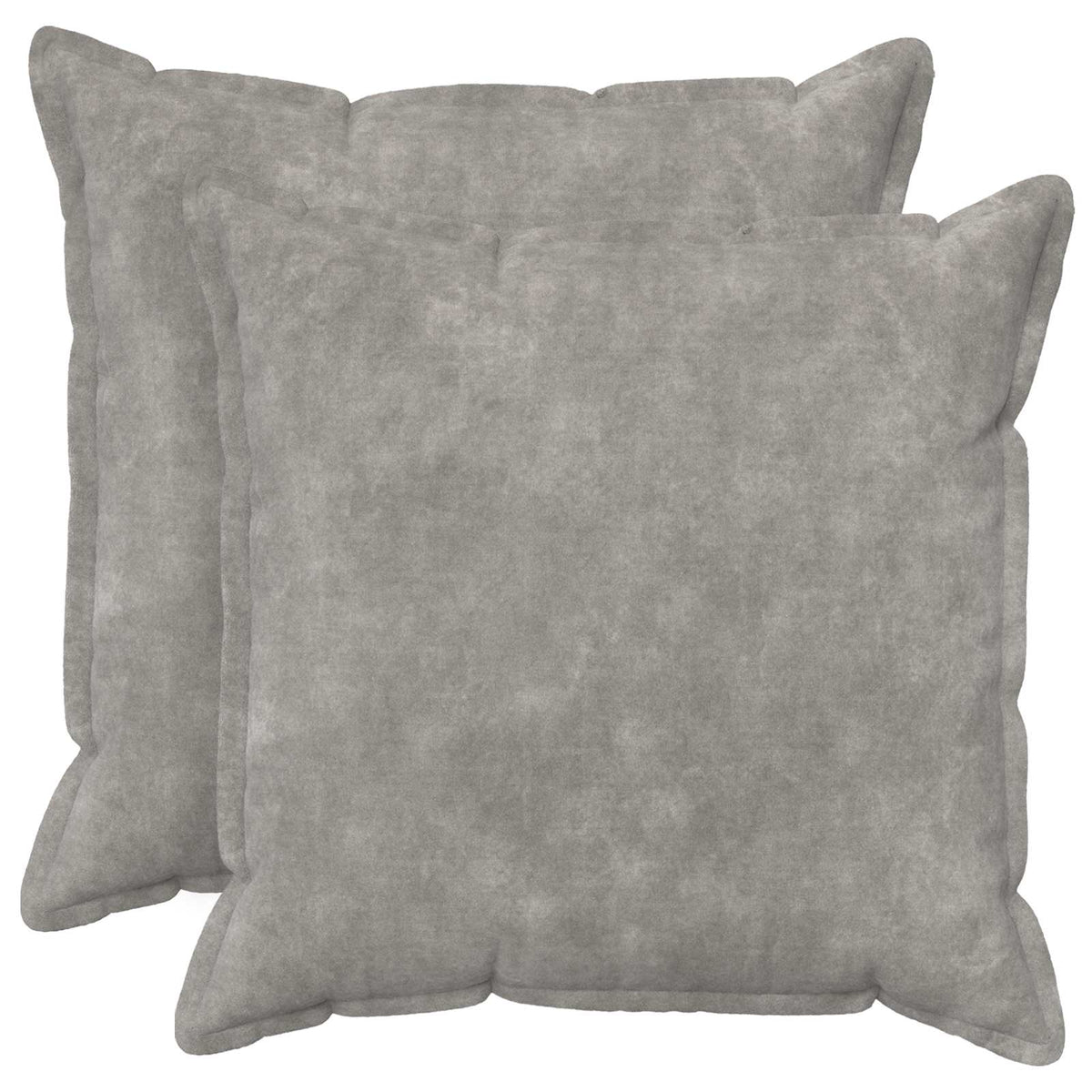 Cushion Cover 2 pcs HOUTEN Light Grey 70 x 70 cm