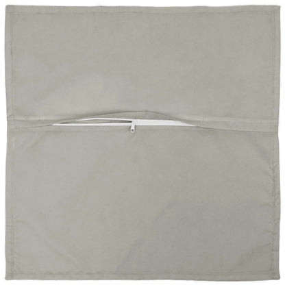 Cushion Cover 2 pcs HOUTEN Grey 70 x 70 cm Polyester