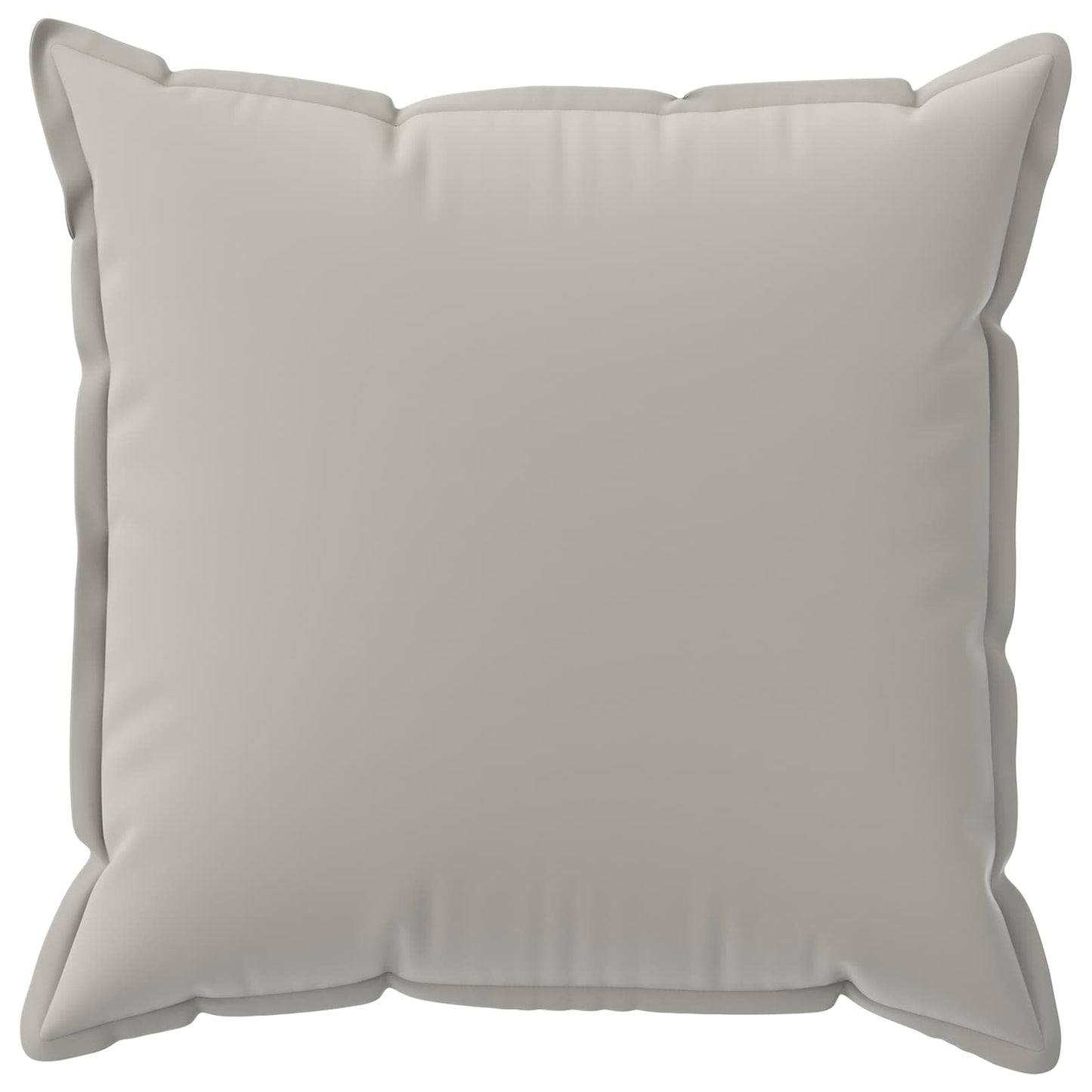 Cushion Cover 2 pcs HOUTEN Grey 70 x 70 cm Polyester