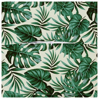 Cushion Cover 2 pcs HOUTEN Leaf Pattern 70 x 70 cm Polyester