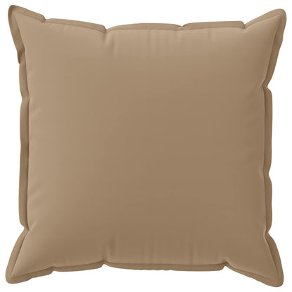 Cushion Cover 2 pcs HOUTEN Taupe 70 x 70 cm Polyester