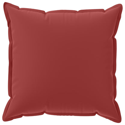 Cushion Cover 6 pcs HOUTEN Wine Red 70 x 70 cm Polyester