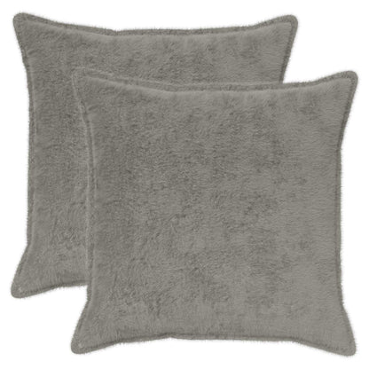 Cushion Cover 2 pcs HOUTEN Light Grey 70 x 70 cm
