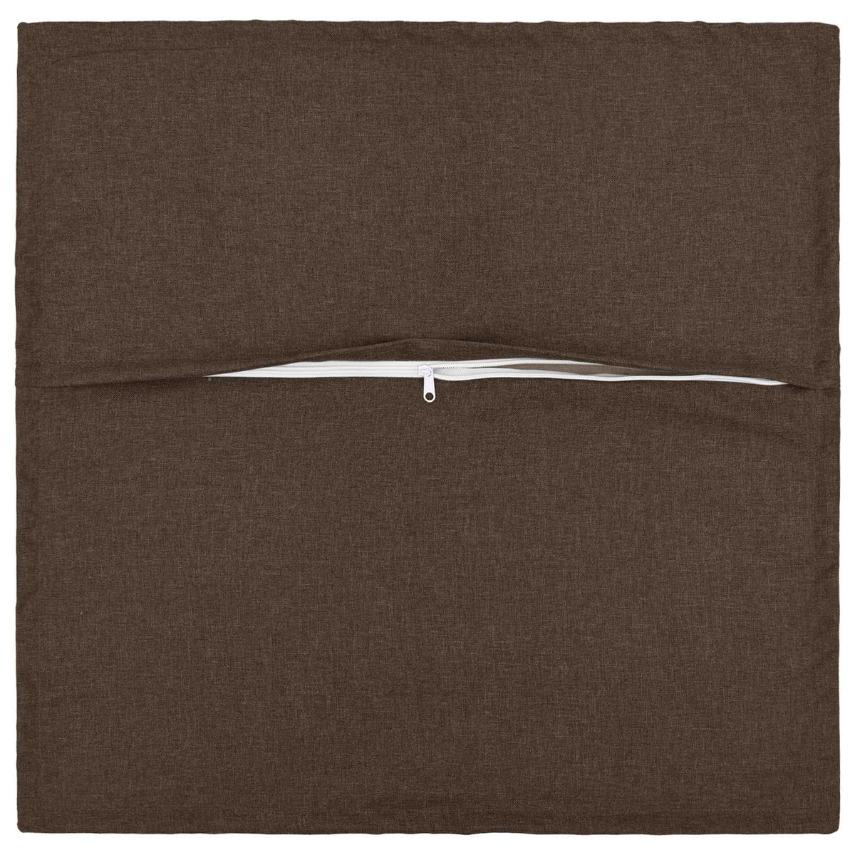 Cushion Cover 6 pcs HOUTEN Taupe 80 x 80 cm Faux Linen