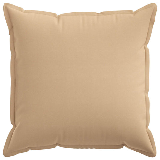 Cushion Cover 2 pcs HOUTEN Cream 80 x 80 cm Faux Linen