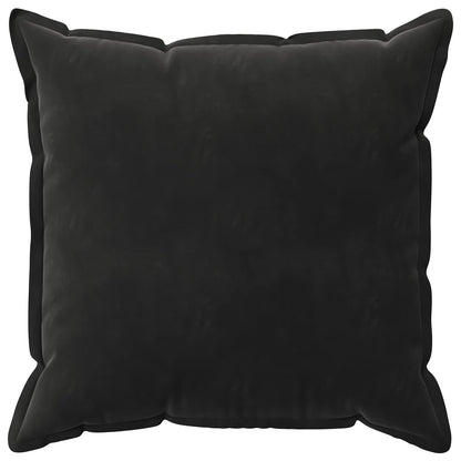 Cushion Cover 2 pcs HOUTEN Black 80 x 80 cm Velvet
