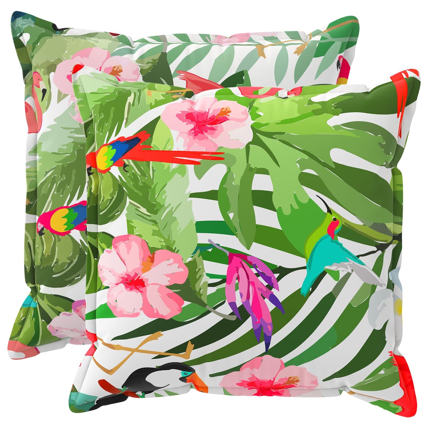 Cushion Cover 2 pcs HOUTEN Multicolour 80 x 80 cm Polyester