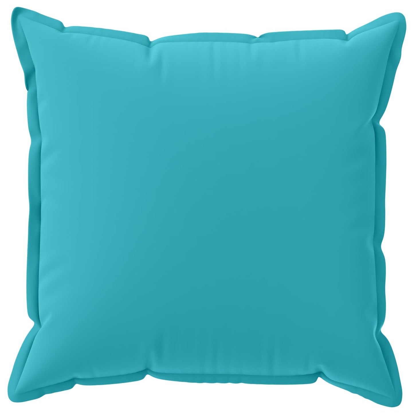 Cushion Cover 2 pcs HOUTEN Turquoise 80 x 80 cm Polyester