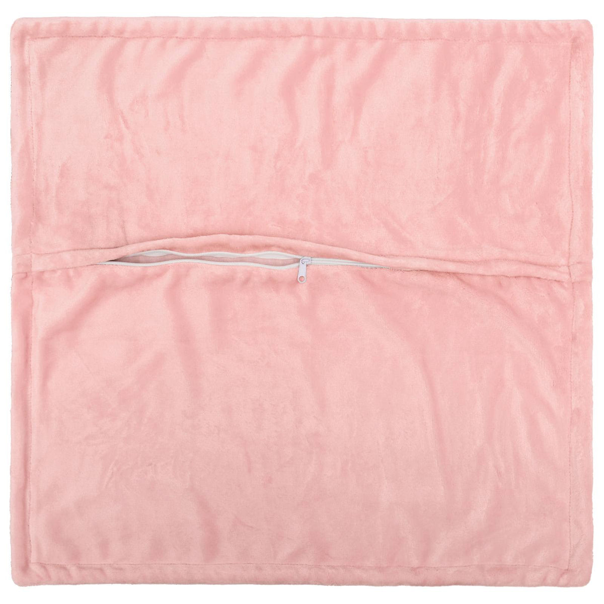 Cushion Cover 6 pcs HOUTEN Pink 80 x 80 cm Flannel