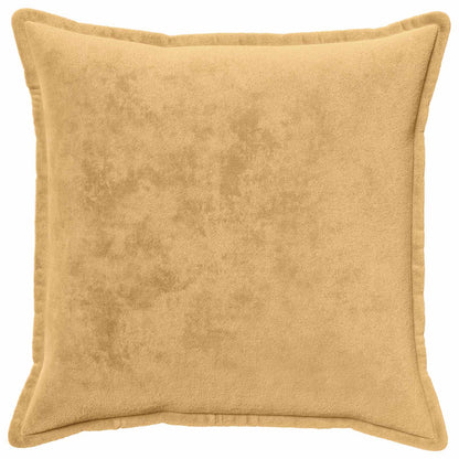 Cushion Cover 6 pcs HOUTEN Taupe 80 x 80 cm Flannel