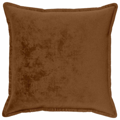Cushion Cover 6 pcs HOUTEN Light Brown 80 x 80 cm Flannel