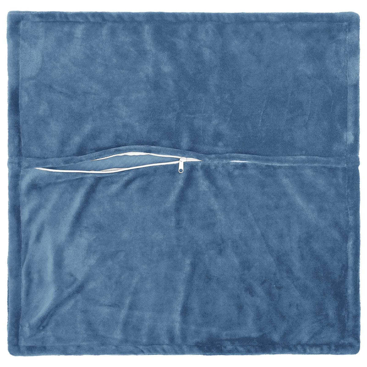 Cushion Cover 2 pcs HOUTEN Light Blue 80 x 80 cm Flannel
