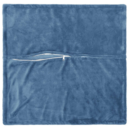 Cushion Cover 6 pcs HOUTEN Light Blue 80 x 80 cm Flannel