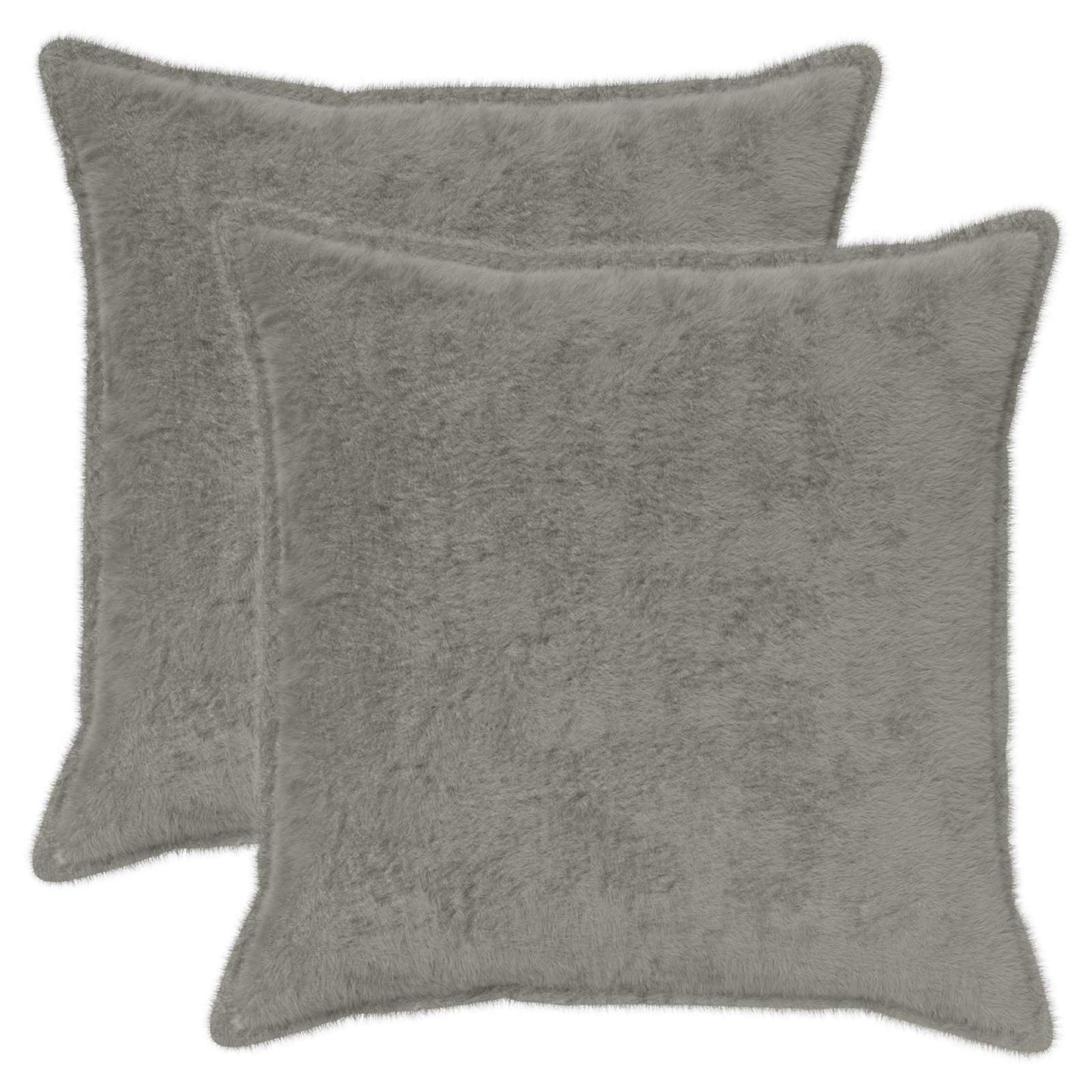 Cushion Cover 2 pcs HOUTEN Light Grey 80 x 80 cm