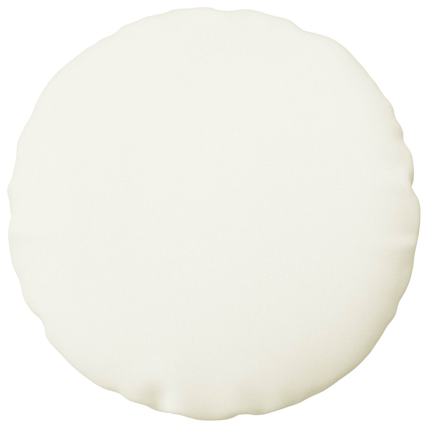 Cushion Cover 2 pcs HEERLEN White Ø 30 cm Fabric