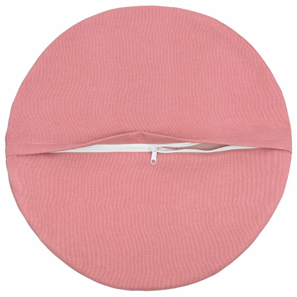 Cushion Cover 2 pcs HEERLEN Pink Ø 30 cm Fabric