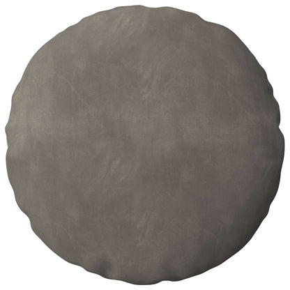 Cushion Cover 6 pcs HEERLEN Light Grey Ø 30 cm Velvet