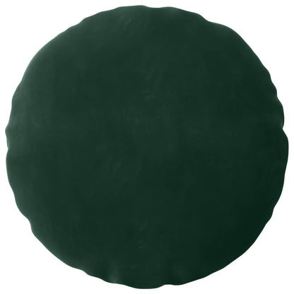 Cushion Cover 6 pcs HEERLEN Dark Green Ø 30 cm Velvet