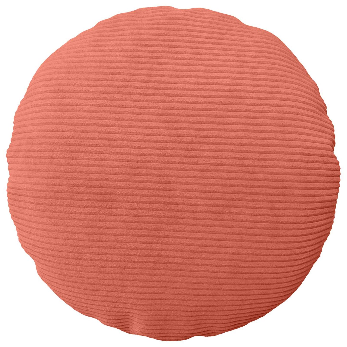 Cushion Cover 6 pcs HEERLEN Red Orange Ø 30 cm Corduroy
