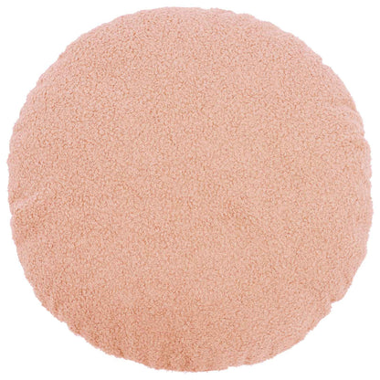 Cushion Cover 6 pcs HEERLEN Pink Ø 30 cm Bouclé