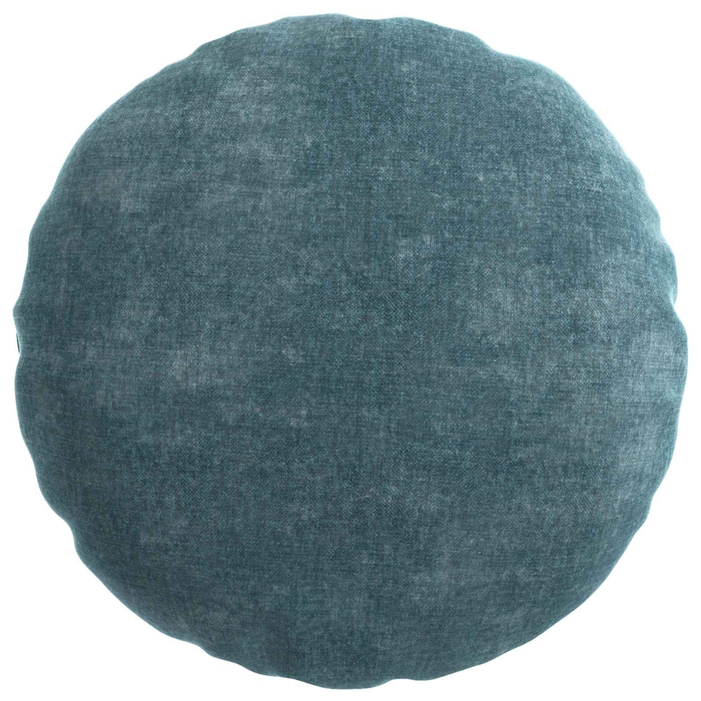 Cushion Cover 6 pcs HEERLEN Blue Ø 30 cm Chenille Fabric