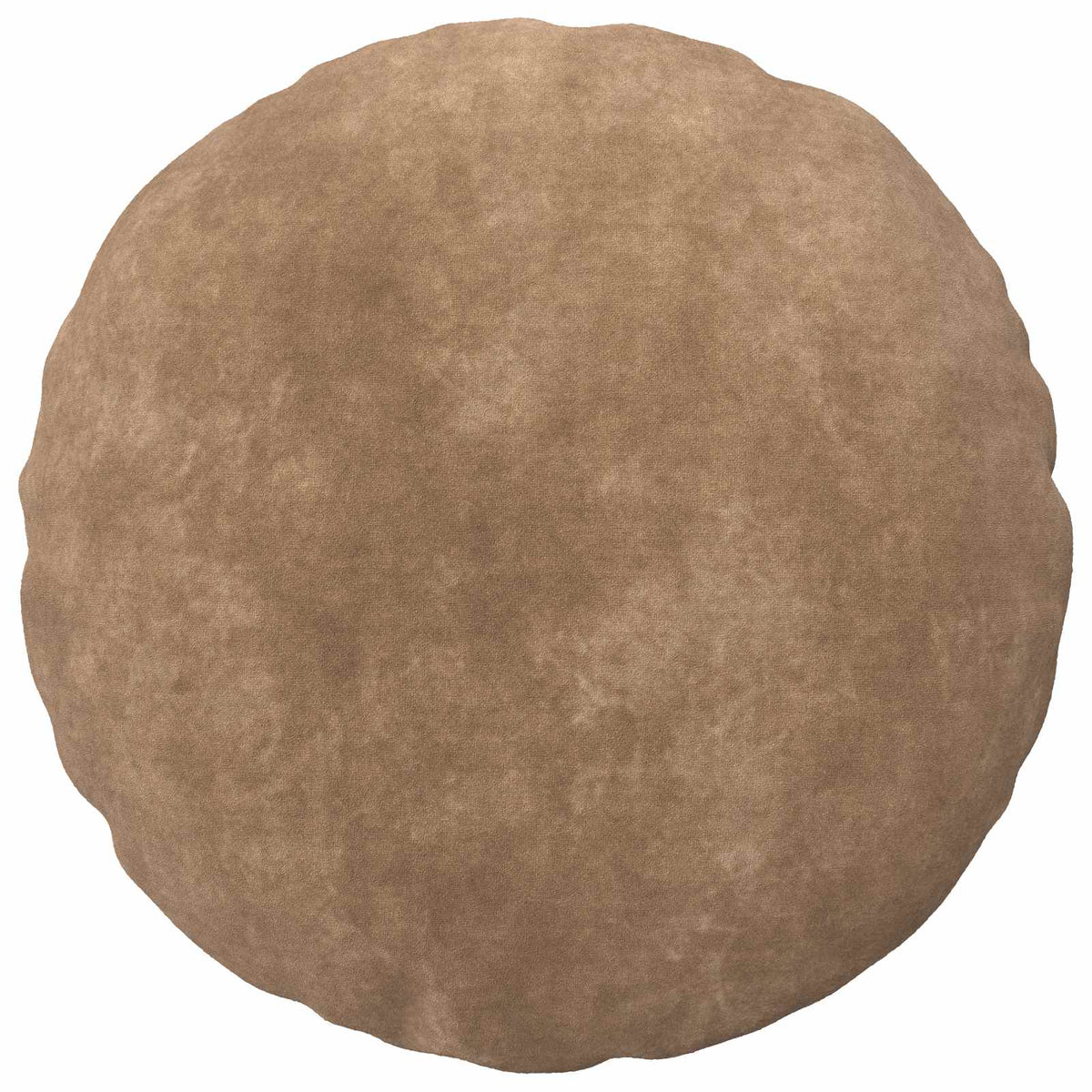Cushion Cover 6 pcs HEERLEN Taupe Ø 30 cm Microfiber Fleece