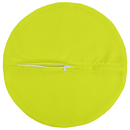 Cushion Cover 6 pcs HEERLEN Bright Green Ø 30 cm Polyester