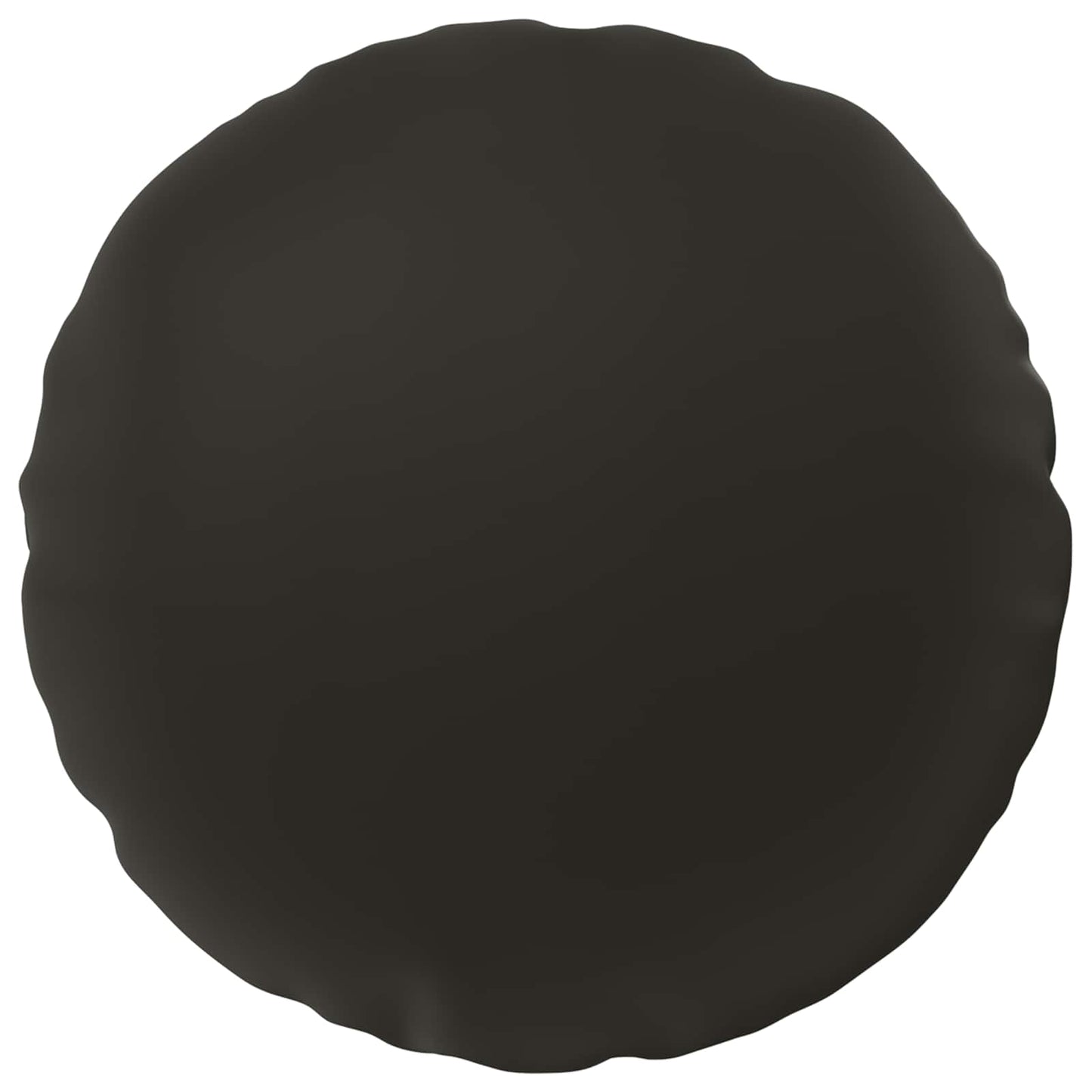 Cushion Cover 2 pcs HEERLEN Black Ø 30 cm Polyester