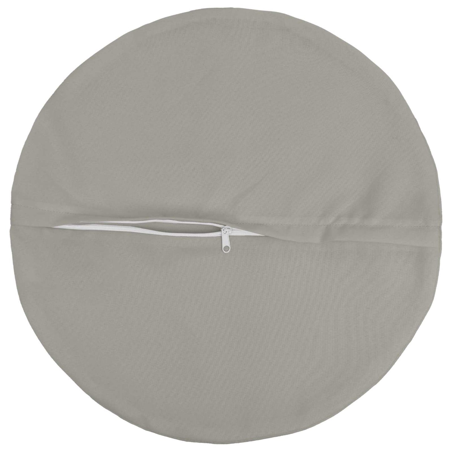 Cushion Cover 2 pcs HEERLEN Grey Ø 30 cm Polyester