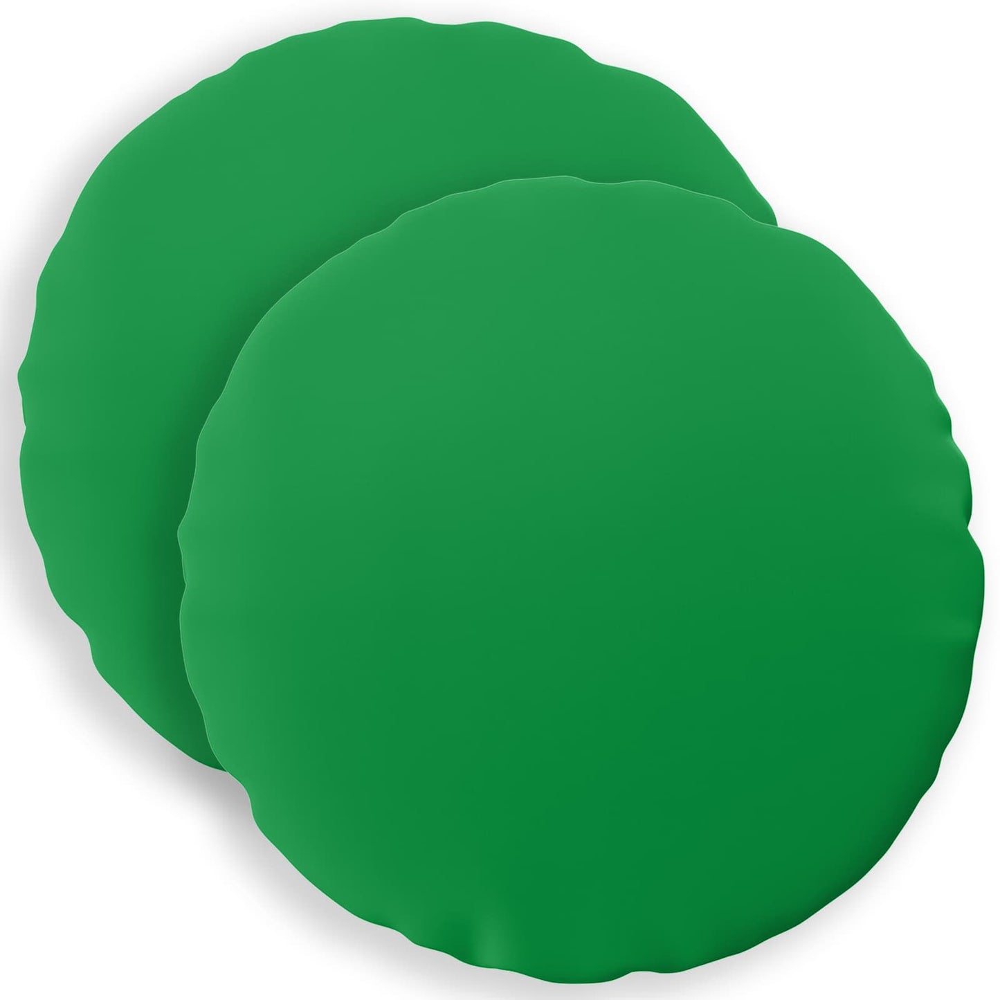 Cushion Cover 2 pcs HEERLEN Green Ø 30 cm Polyester