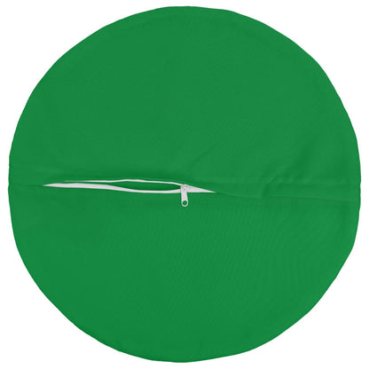 Cushion Cover 6 pcs HEERLEN Green Ø 30 cm Polyester