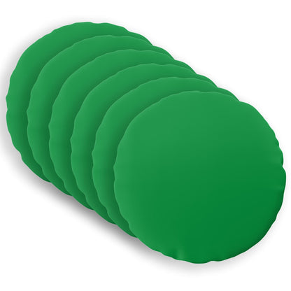 Cushion Cover 6 pcs HEERLEN Green Ø 30 cm Polyester