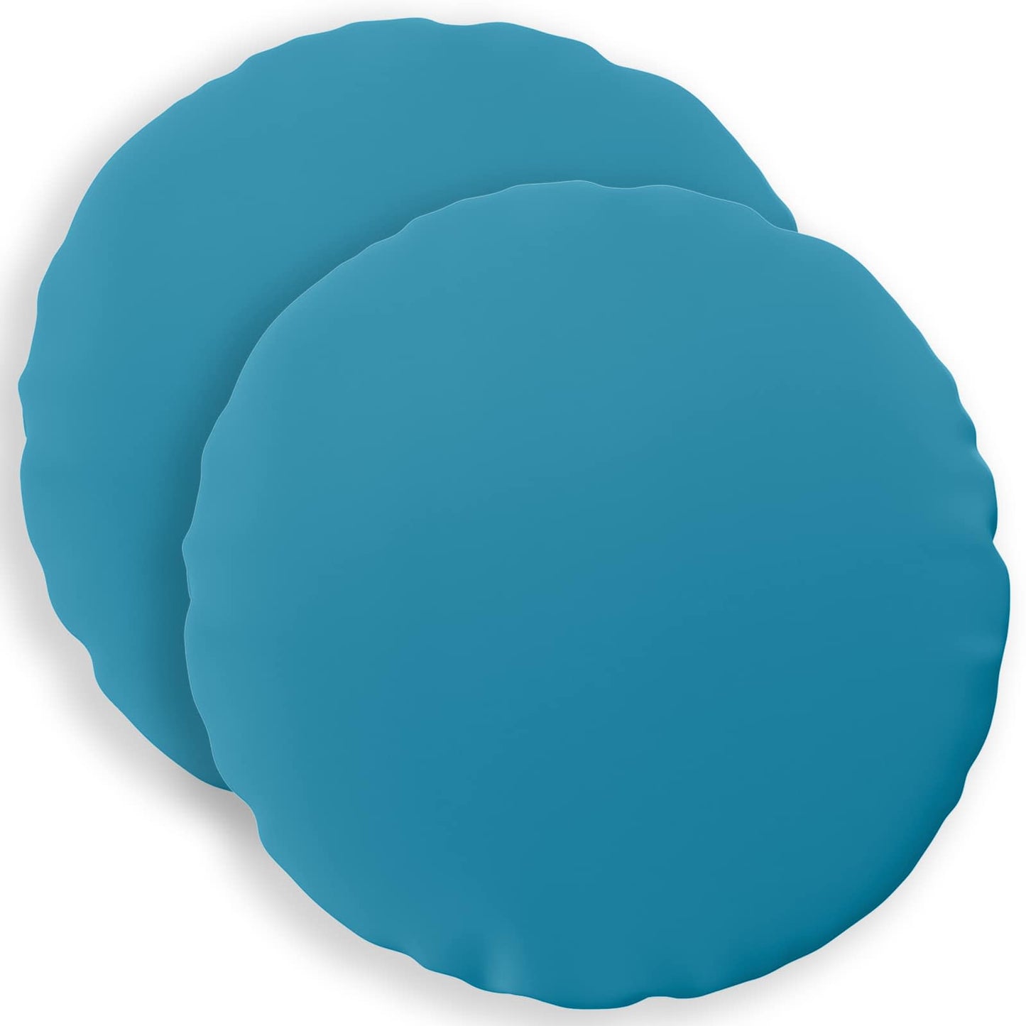 Cushion Cover 2 pcs HEERLEN Light Blue Ø 30 cm Polyester