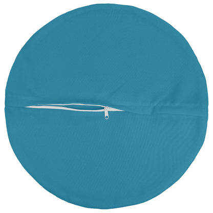 Cushion Cover 6 pcs HEERLEN Light Blue Ø 30 cm Polyester