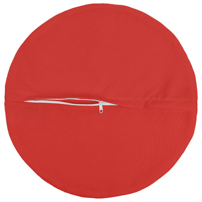 Cushion Cover 6 pcs HEERLEN Red Ø 30 cm Polyester