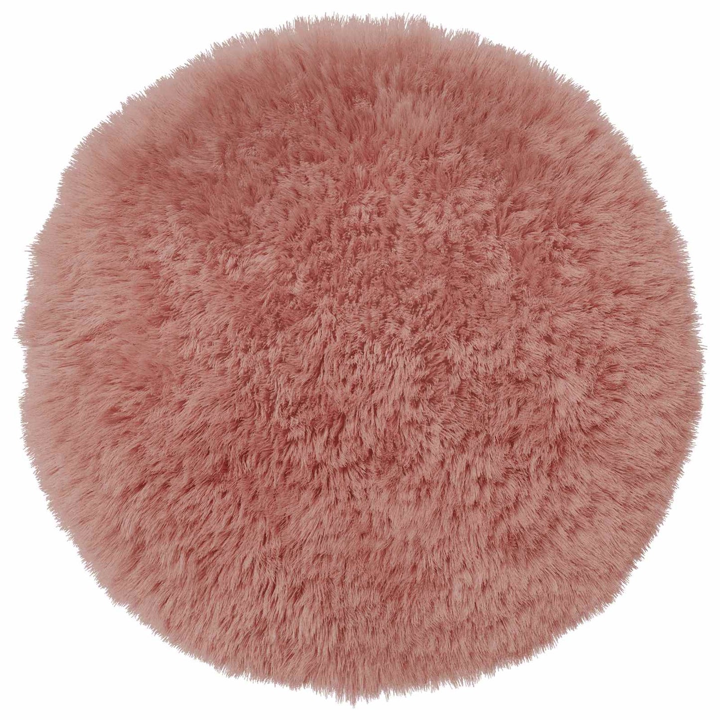 Cushion Cover 2 pcs HEERLEN Pink Ø 30 cm PV Fleece