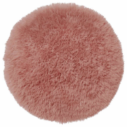 Cushion Cover 6 pcs HEERLEN Pink Ø 30 cm PV Fleece