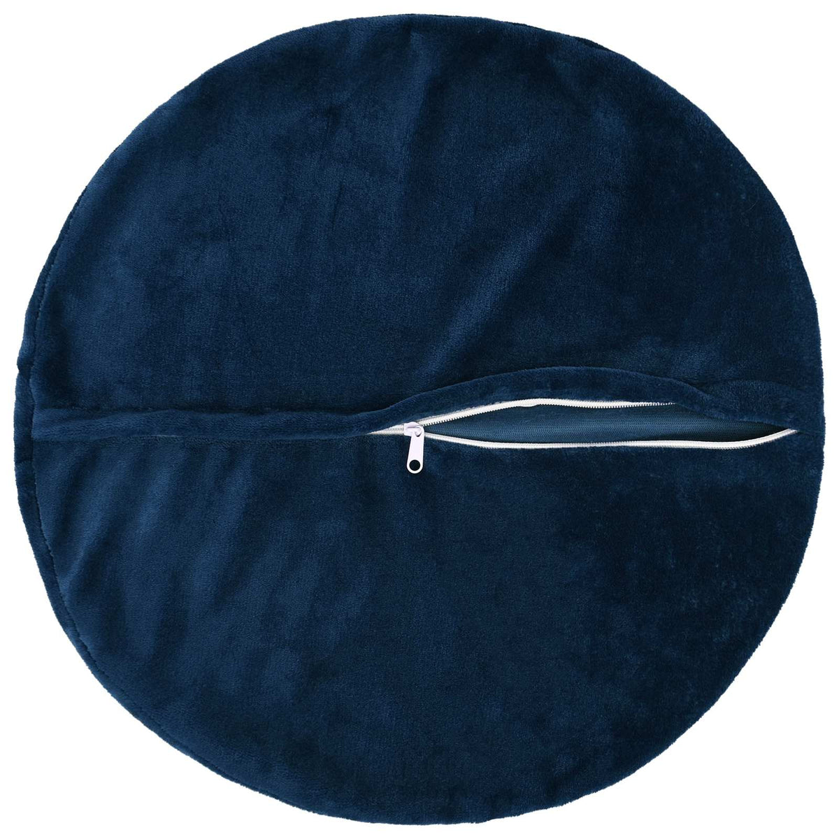 Cushion Cover 6 pcs HEERLEN Navy Blue Ø 30 cm Flannel