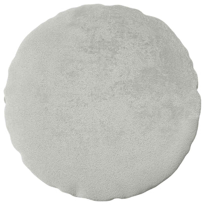 Cushion Cover 6 pcs HEERLEN Light Grey Ø 30 cm Flannel
