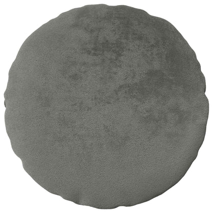 Cushion Cover 6 pcs HEERLEN Dark Grey Ø 30 cm Flannel