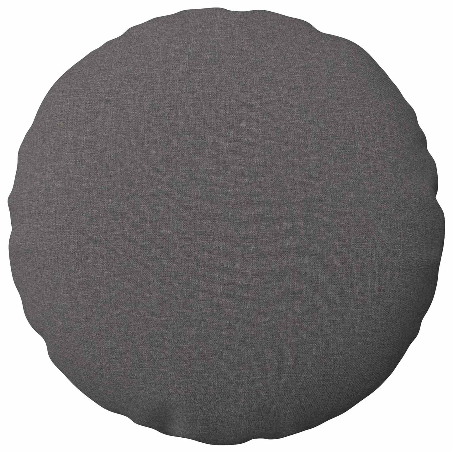 Cushion Cover 2 pcs HEERLEN Light Grey Ø 40 cm Fabric