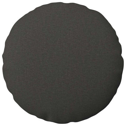 Cushion Cover 2 pcs HEERLEN Dark Grey Ø 40 cm Fabric