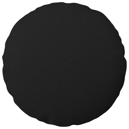 Cushion Cover 2 pcs HEERLEN Black Ø 40 cm Fabric