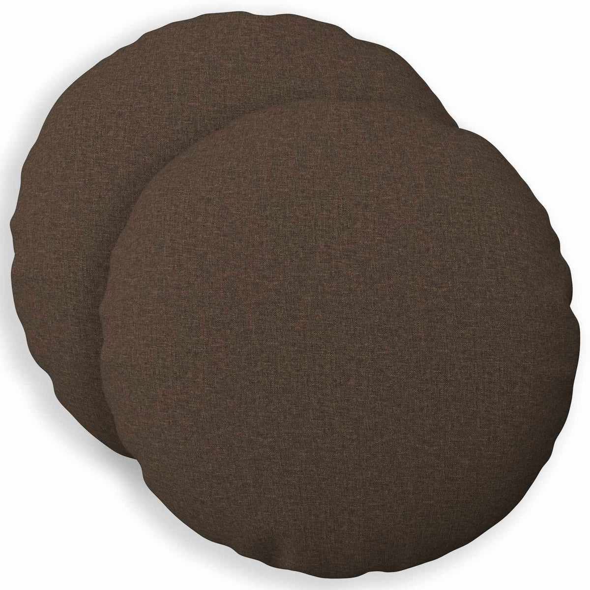 Cushion Cover 2 pcs HEERLEN Taupe Ø 40 cm Fabric