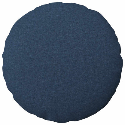 Cushion Cover 6 pcs HEERLEN Blue Ø 40 cm Fabric