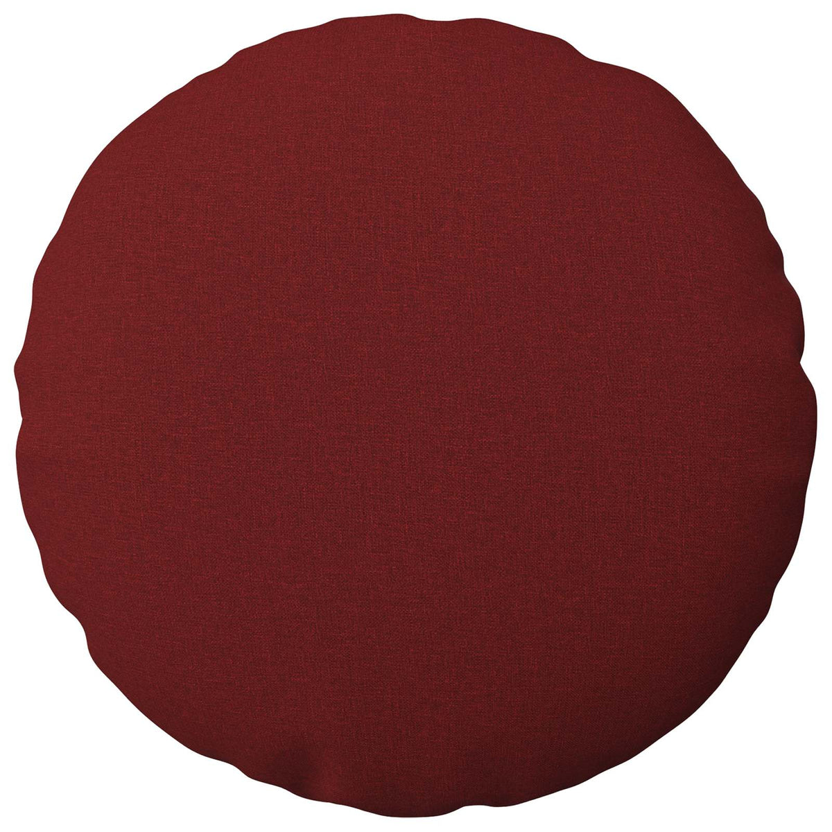 Cushion Cover 2 pcs HEERLEN Wine Red Ø 40 cm Fabric