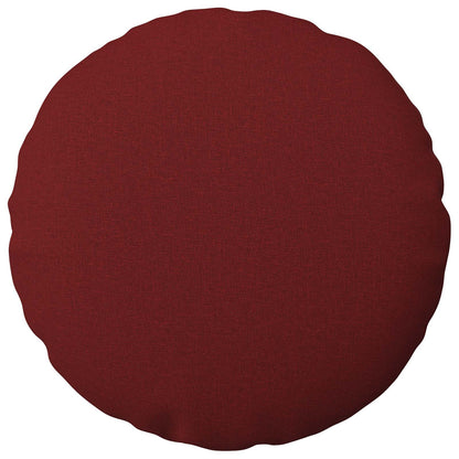 Cushion Cover 2 pcs HEERLEN Wine Red Ø 40 cm Fabric