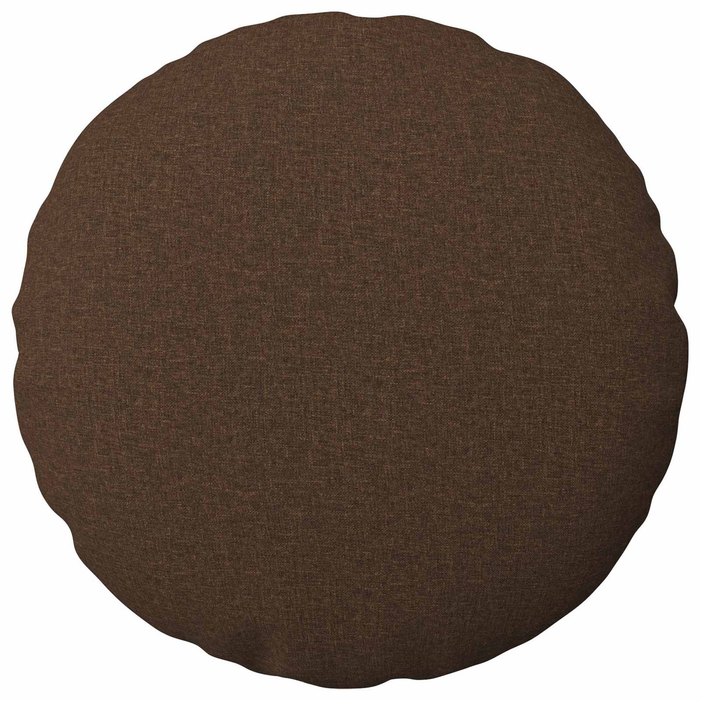 Cushion Cover 6 pcs HEERLEN Brown Ø 40 cm Fabric