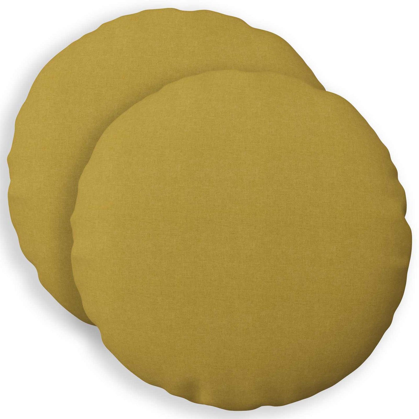 Cushion Cover 2 pcs HEERLEN Light Green Ø 40 cm Fabric