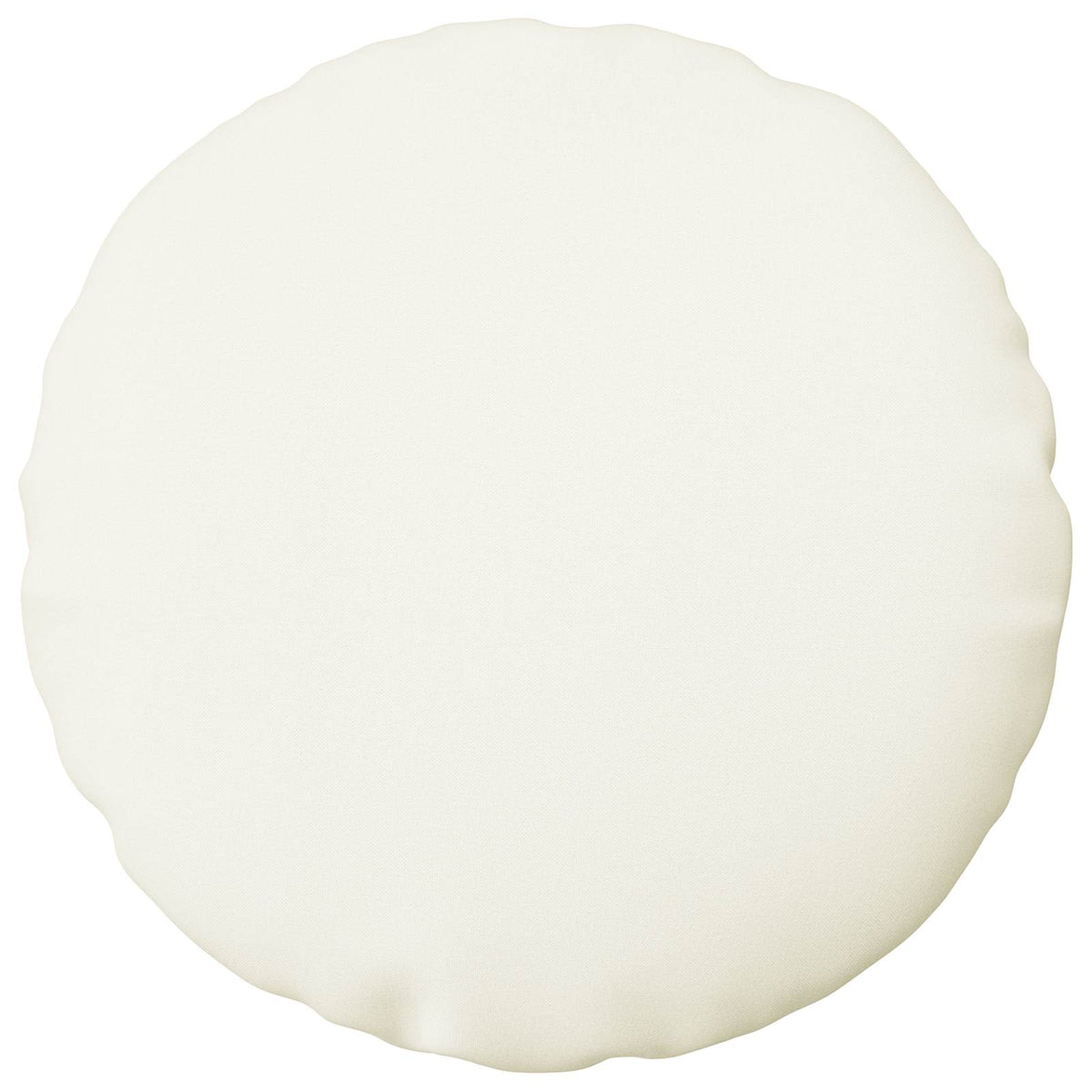 Cushion Cover 2 pcs HEERLEN White Ø 40 cm Fabric